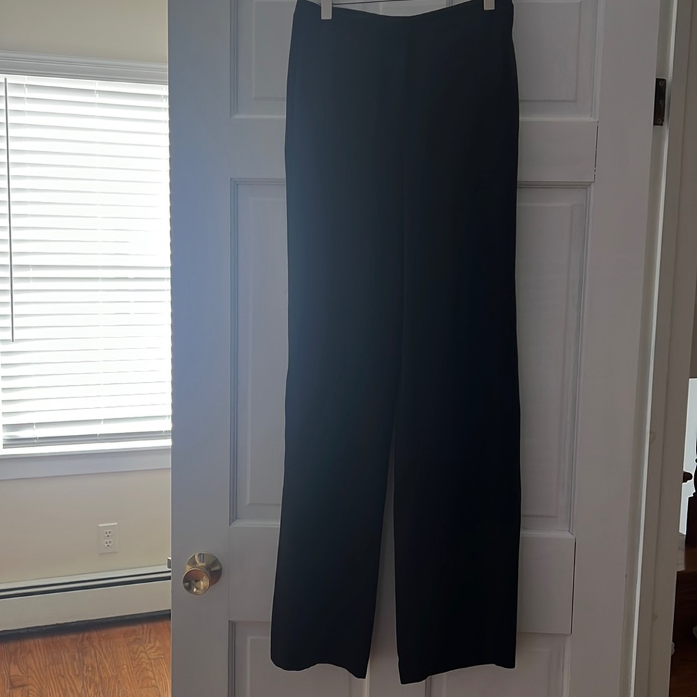 Zara wide leg trouser pants with split bottom XS
